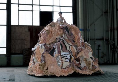 To-be-looked-at-ness is a giant dress created by Design Academy Eindhoven graduate Hsin Min Chan
