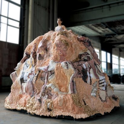 To-be-looked-at-ness is a giant dress created by Design Academy Eindhoven graduate Hsin Min Chan