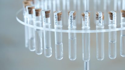 Liquid vials in Human-Cloud Project by Filips Staņislavskis