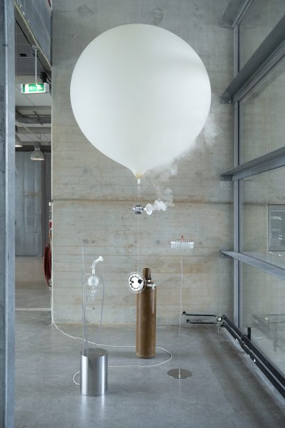 Weather balloon in Human-Cloud Project by Filips Staņislavskis