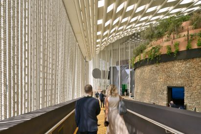 Ramps within Italy Pavilion