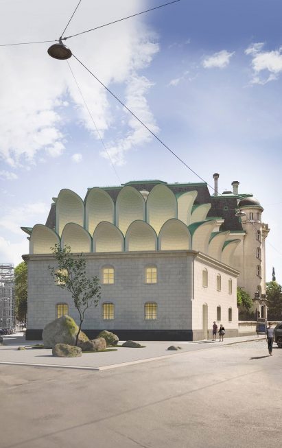 The french embassy roof extension is a collection of alcoves