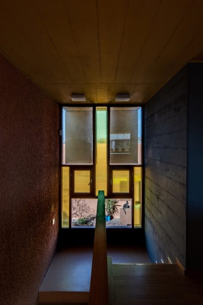 Colourful glass windows by Edgardo Marveggio