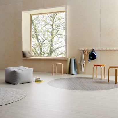 Marmoleum Linear linoleum flooring by Forbo