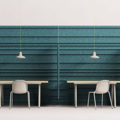 Mute Fraction PET Felt acoustic panel by De Vorm