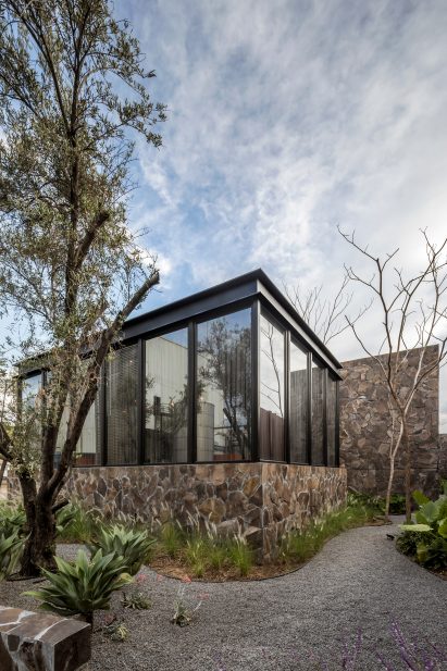 The exterior of an office in Mexico