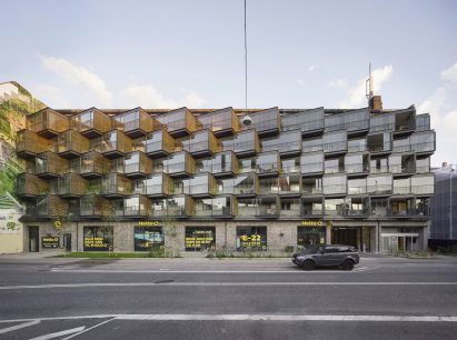 Facade of Ørsted Gardens by Tegnestuen Lokal