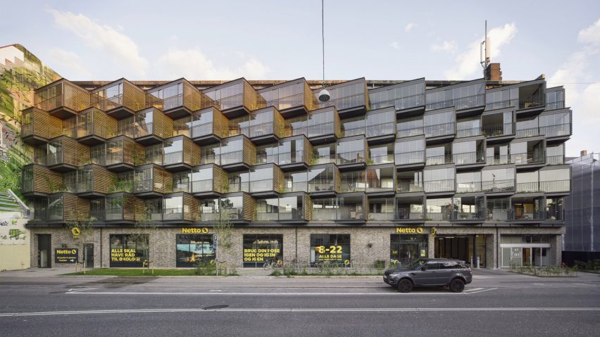 Facade of Ørsted Gardens by Tegnestuen Lokal