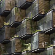Facade blocks of Ørsted Gardens by Tegnestuen Lokal