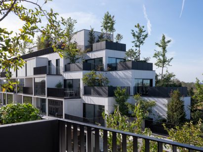Plant-covered housing in Antwerp