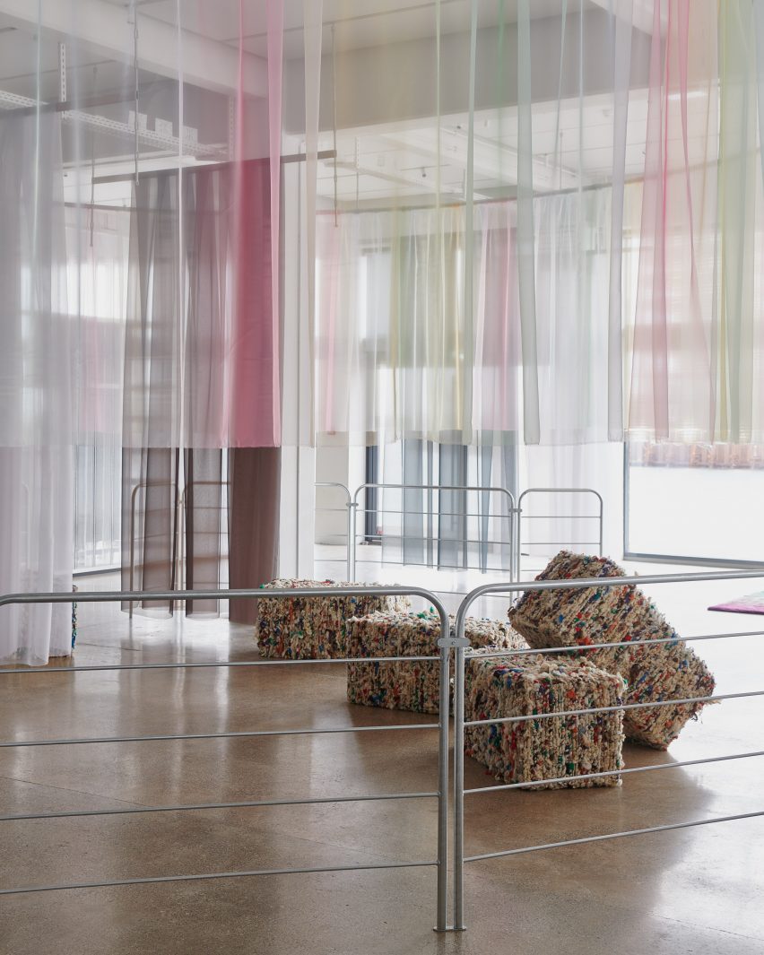 Wool bales at 3 Days of Design