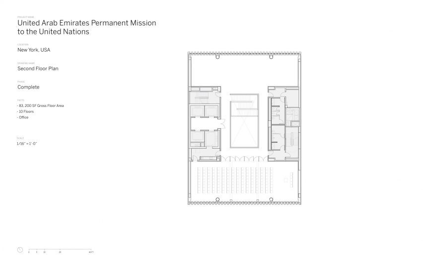 Second floor plan