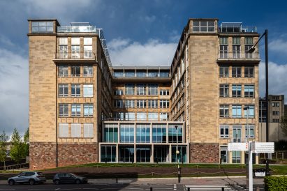 A photograph of Senate House by Fielden Clegg Bradley Studios exterior
