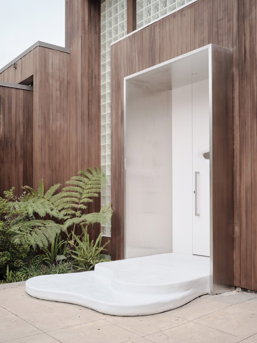 Front door of Softie house by OPA