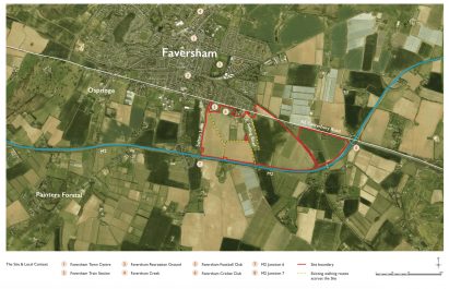 Faversham aerial view