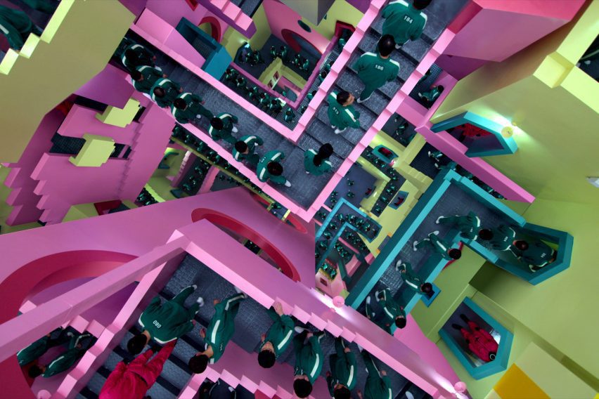 Netflix Squid Game staircase