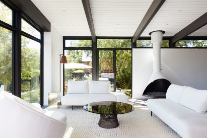Monochrome living room