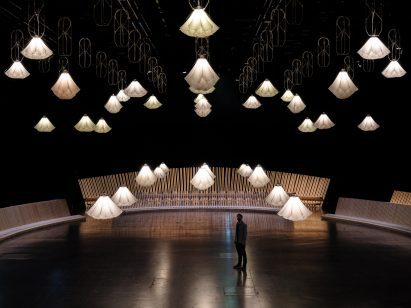 Studio Drift and Sou Fujimoto installation for Superblue