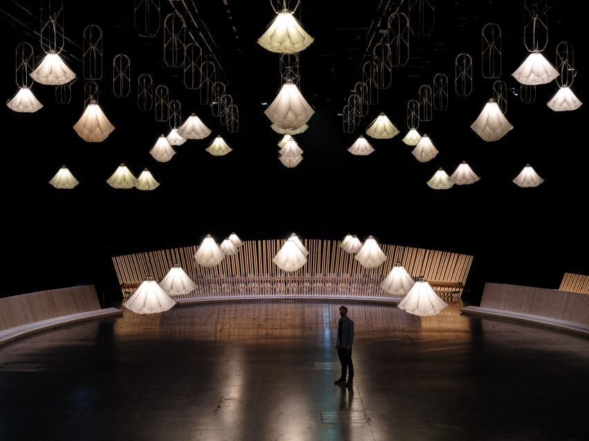Studio Drift and Sou Fujimoto installation for Superblue