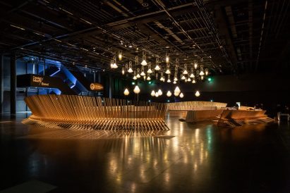 Studio Drift and Sou Fujimoto installation for Superblue
