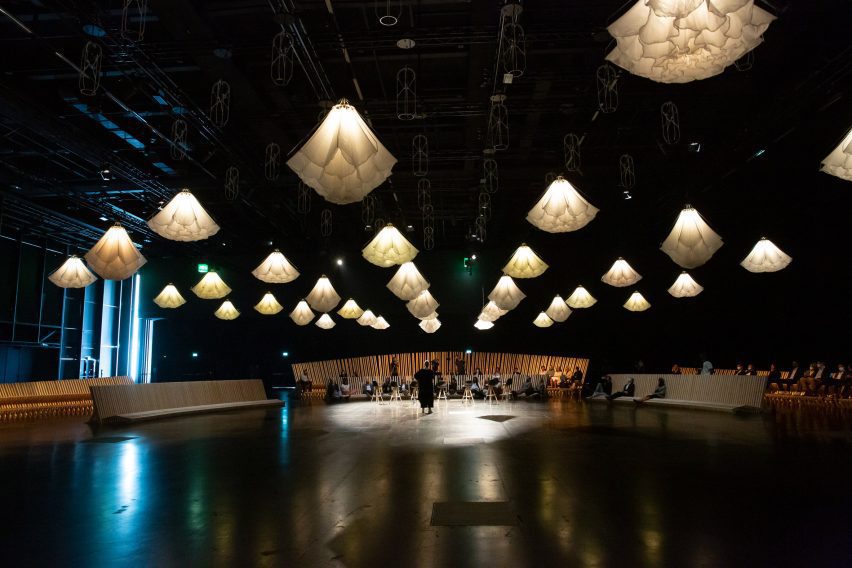 Studio Drift and Sou Fujimoto installation for Superblue