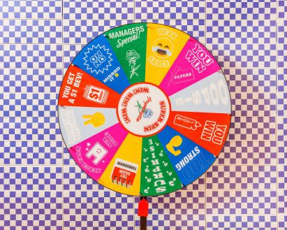 Wheel of Fortune-style Super Spin game