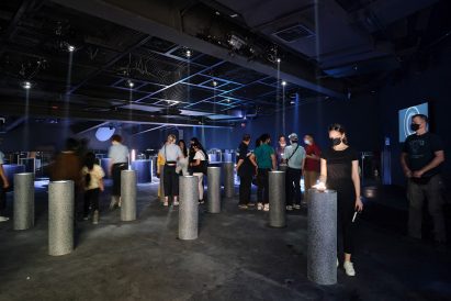 Exhibition hall in Swiss Pavilion