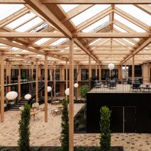 Ibihaven senior living facility was constructed using wood