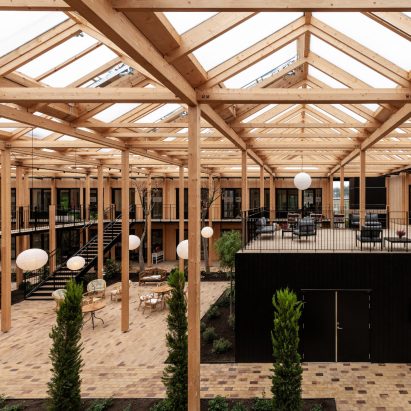 Ibihaven senior living facility was constructed using wood