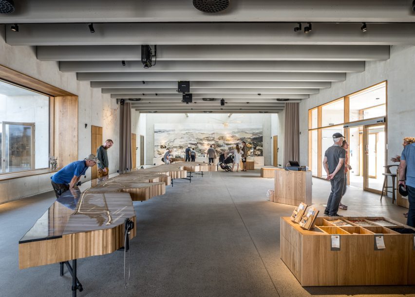 Danish visitor centre interiors