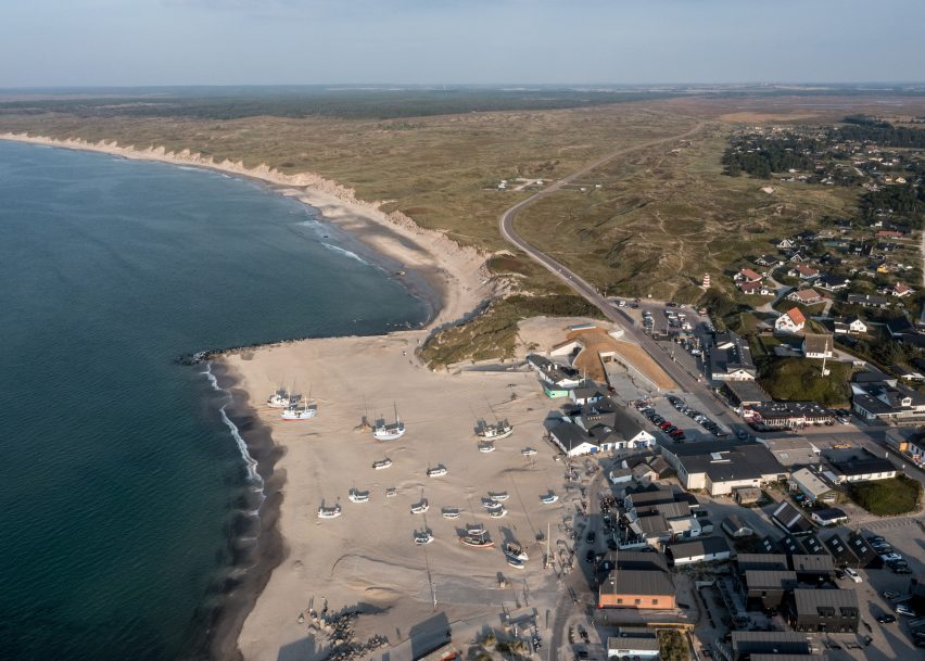 Aerial view of Thy National Park