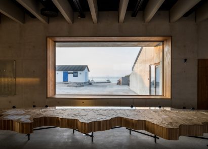 Interiors of Thy National Park visitor centre