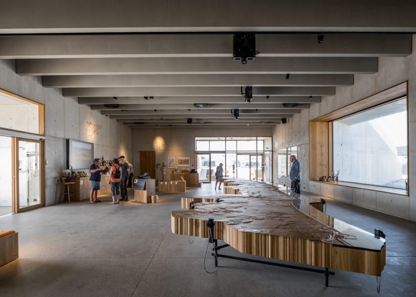 Danish visitor centre interiors