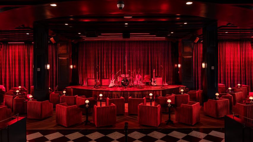 Performance space at The Supper Club