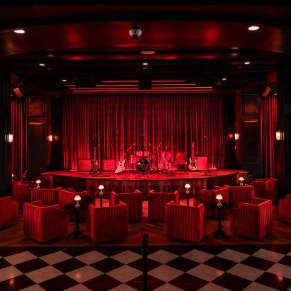 Performance space at The Supper Club
