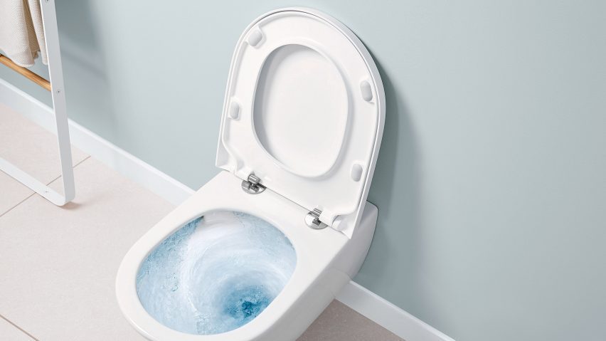Toilet by Villeroy & Boch using TwistFlush technology