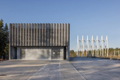 Substation and pylons by Virkkunen & Co