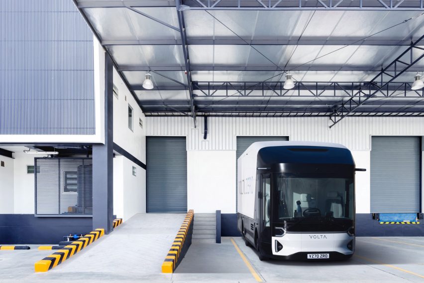 Volta Trucks develops electric 16-tonne lorry with “glasshouse-style” cabin