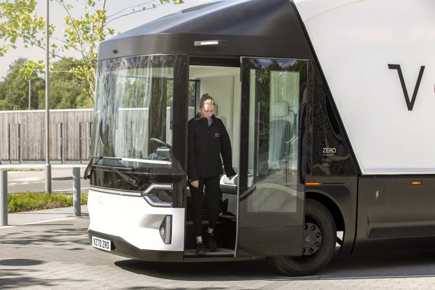 Volta Trucks develops electric 16-tonne lorry with “glasshouse-style” cabin