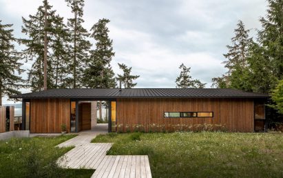Cedar-Clad house