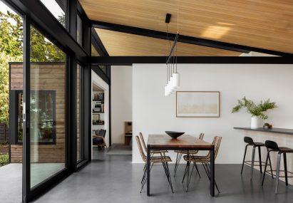 Open-plan living quarters