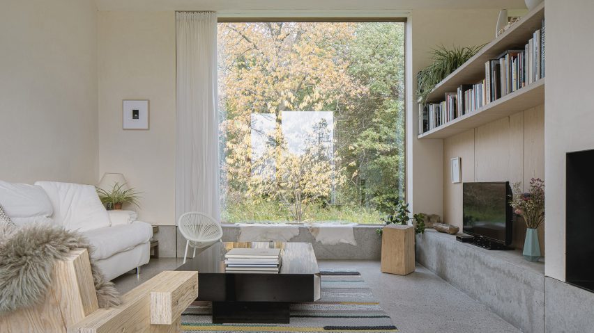 Window seat in Belgian house