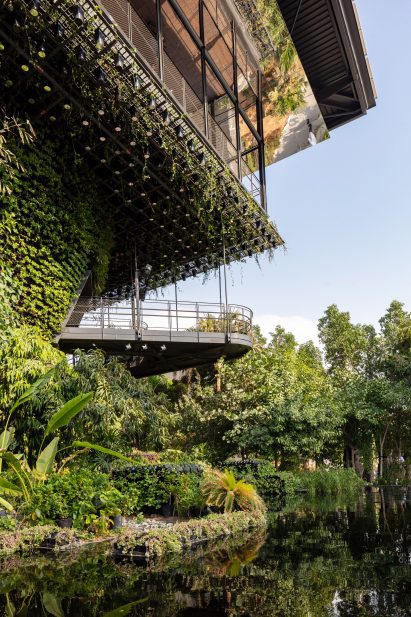 Pavilion in sustainability district