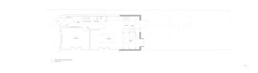 Floor plan of Framework House by Amos Goldreich Architecture