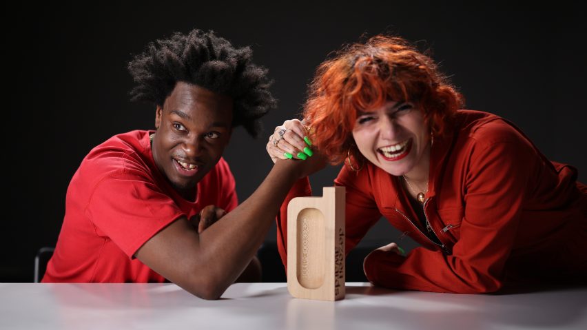 Dezeen Awards 2021 show hosts Lionheart and Nelly Ben Hayoun