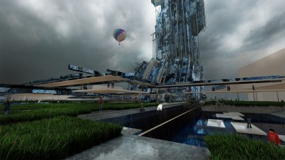 Shivam Takulia and Anya Ghosh's proposal of giant fog-harvesting buildings