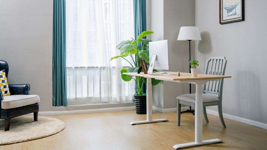 Kana Pro Bamboo Standing Desk by FlexiSpot