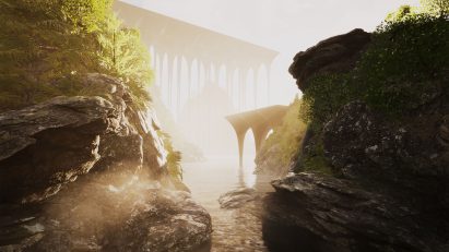 Matthew Pratt's Higher Ground proposal of slender, towering structures built high above ground