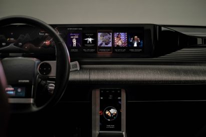 Car dashboard by Hyundai