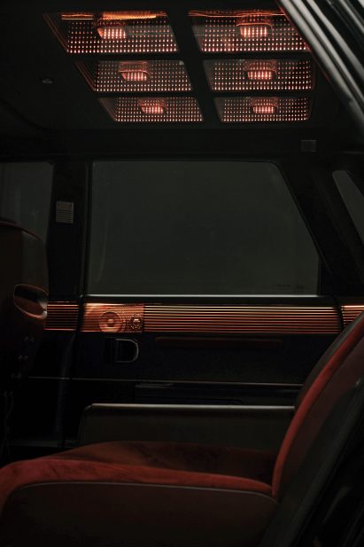 Leather car upholstery